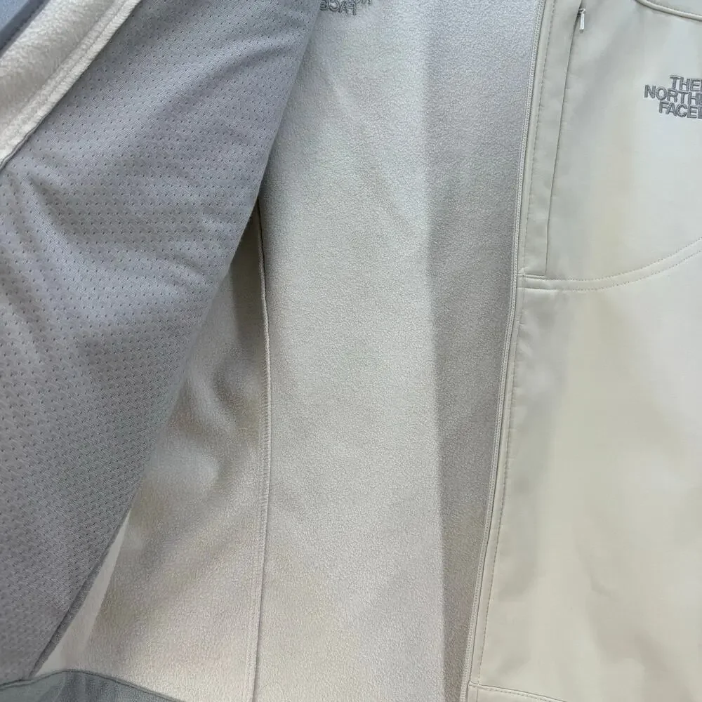 The North Face Soft Shell Jacket Women's M Off White TNF Apex Outdoor Gear - Picture 3 of 16